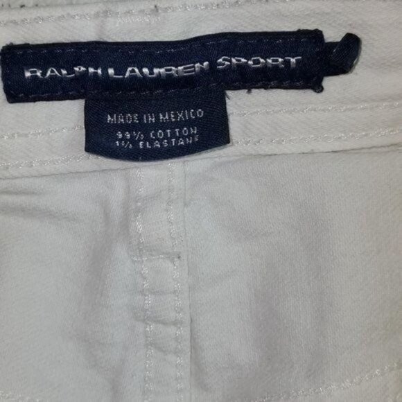Ralph Lauren Vintage Blue Label Brand Sz. 28 High Rise Prescott 208 White Jeans - Picture 5 of 10